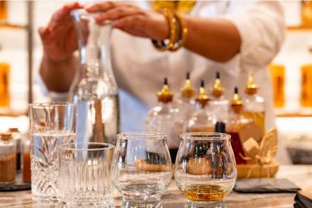 Bourbon glasses.