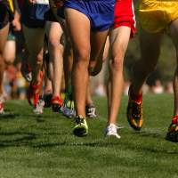 Cross country runners at Masterson Station Park