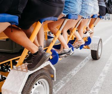 Pedal Pub Close Up