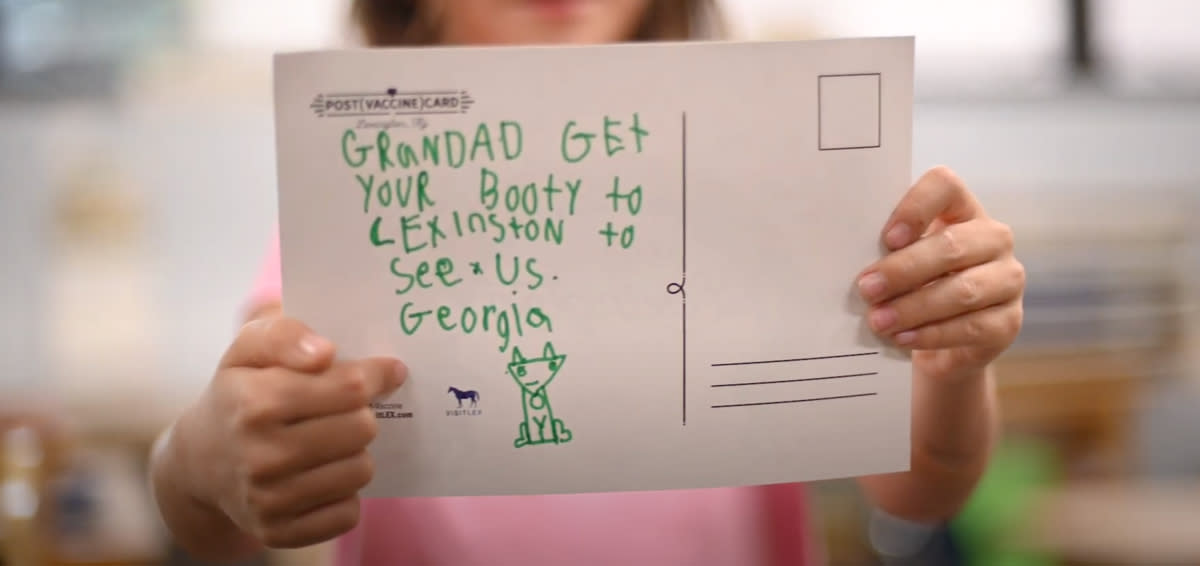 Post(Vaccine)Card Message on Back