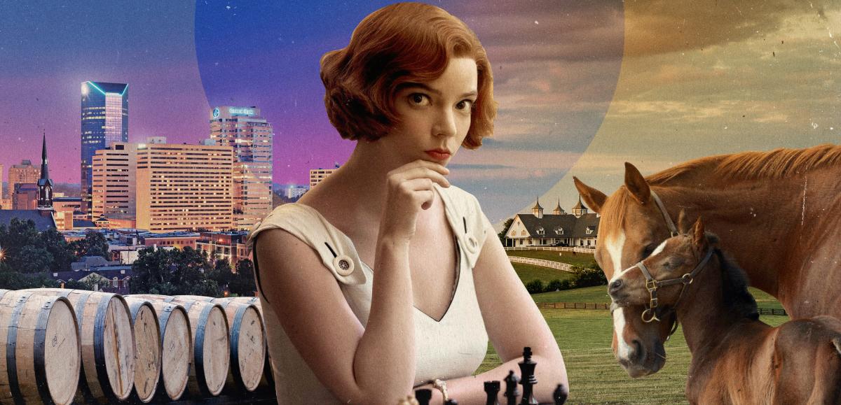 Queen's Gambit guide to Lexington photo montage.