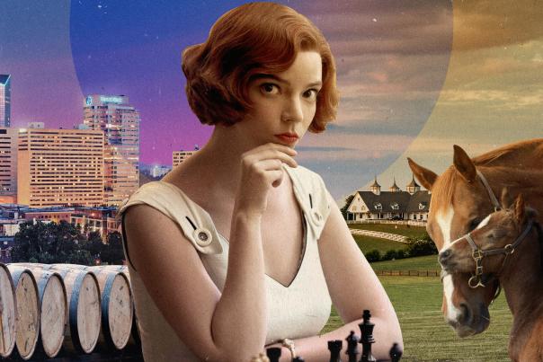 Queen's Gambit guide to Lexington photo montage.