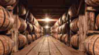 Interior of Bourbon Rickhouse
