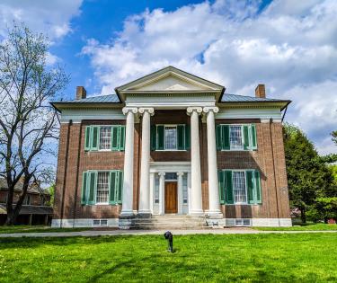 Exterior of Waveland Mansion